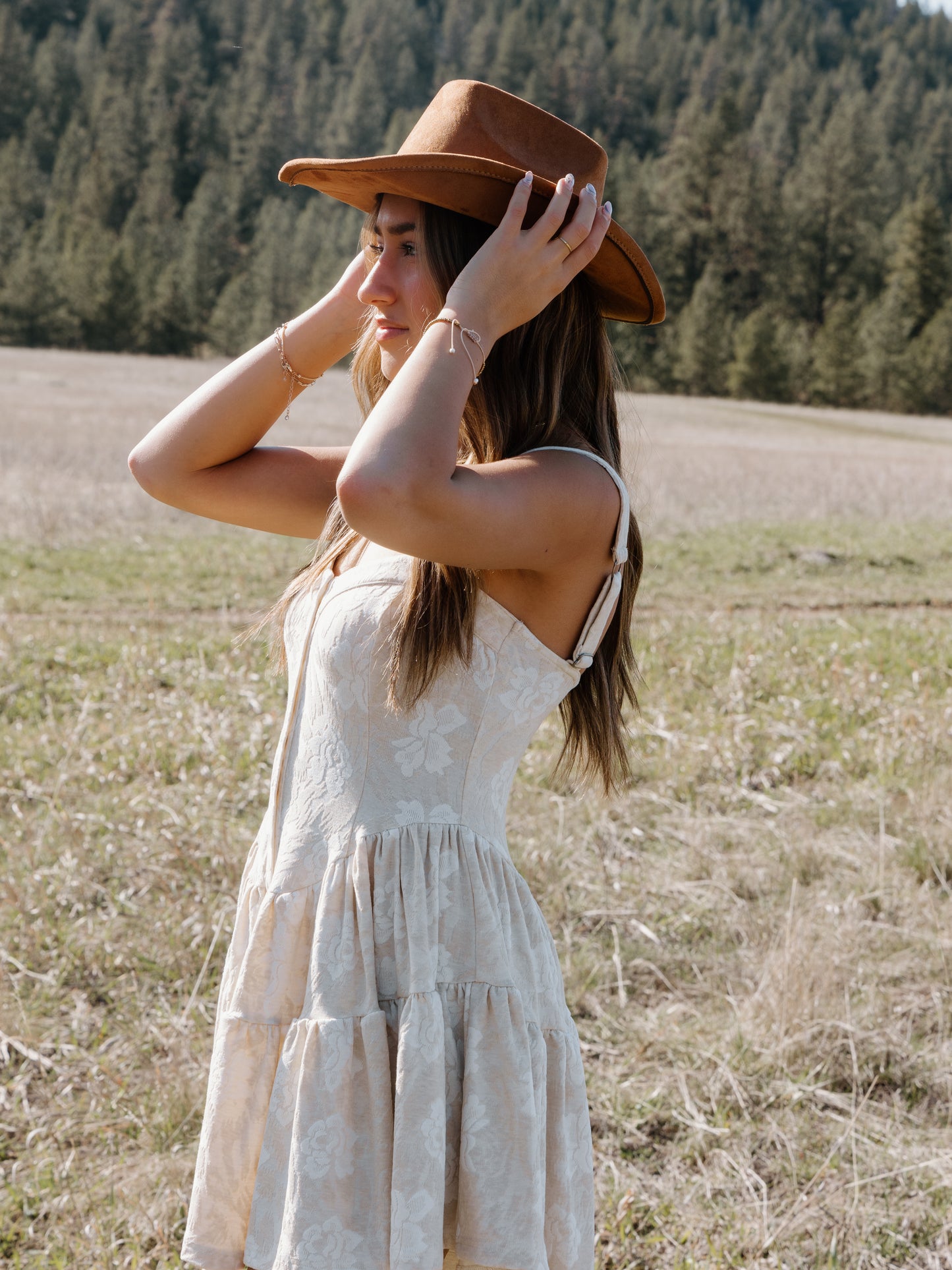 Floral Ruffled Romper Dress