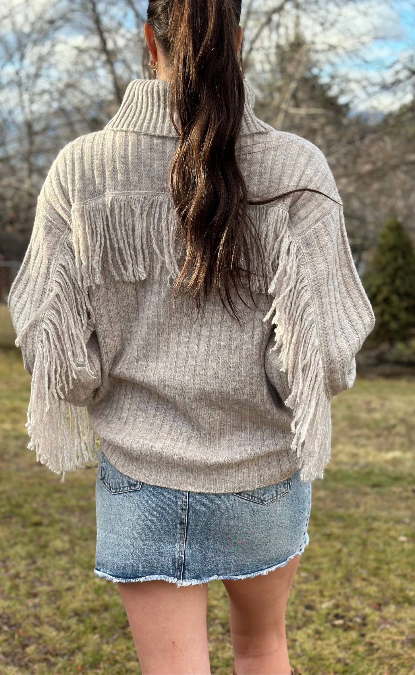 Eleanore Mini Denim Skirt