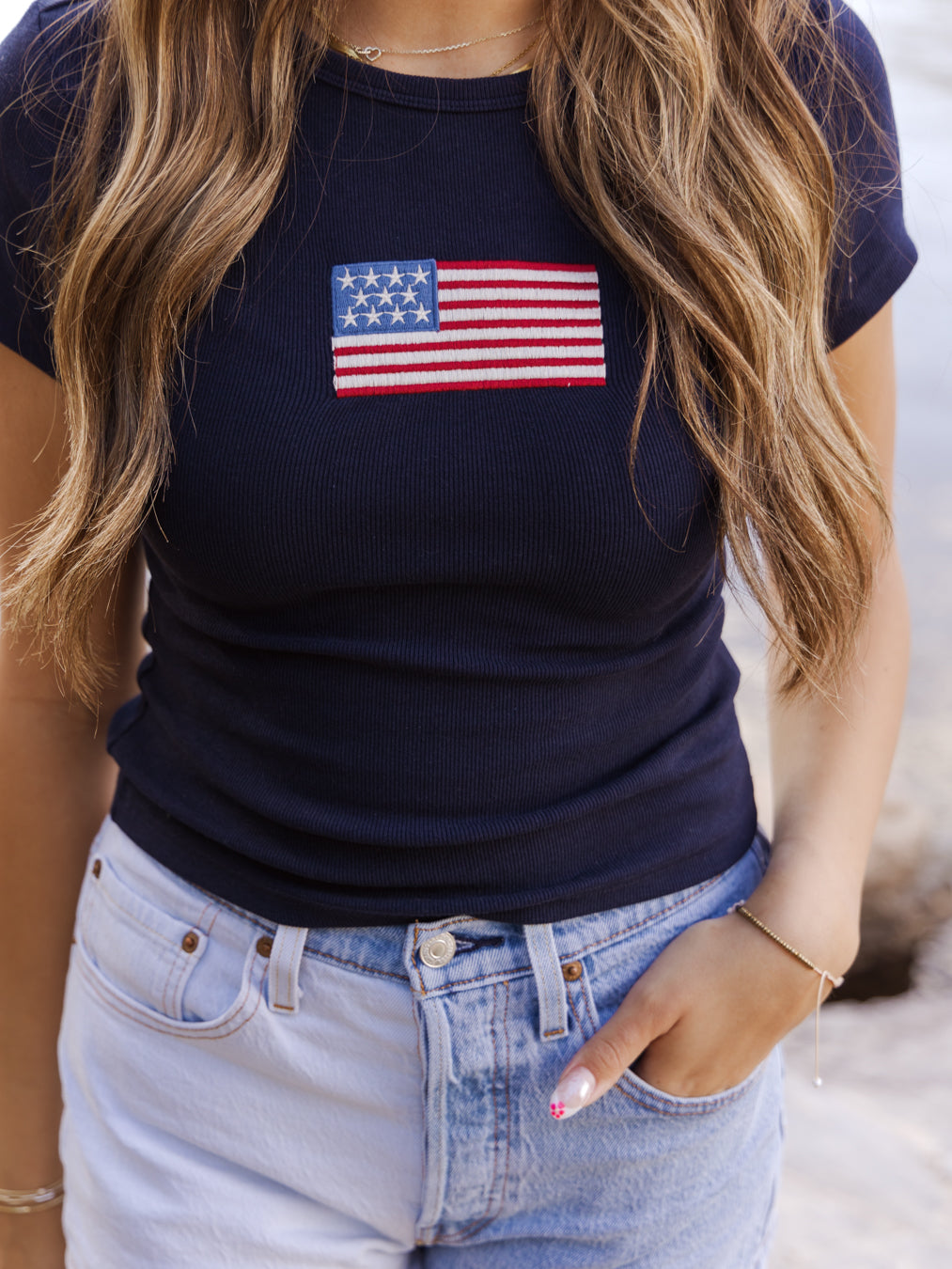 Miss Amercia Short Sleeve T-Shirt