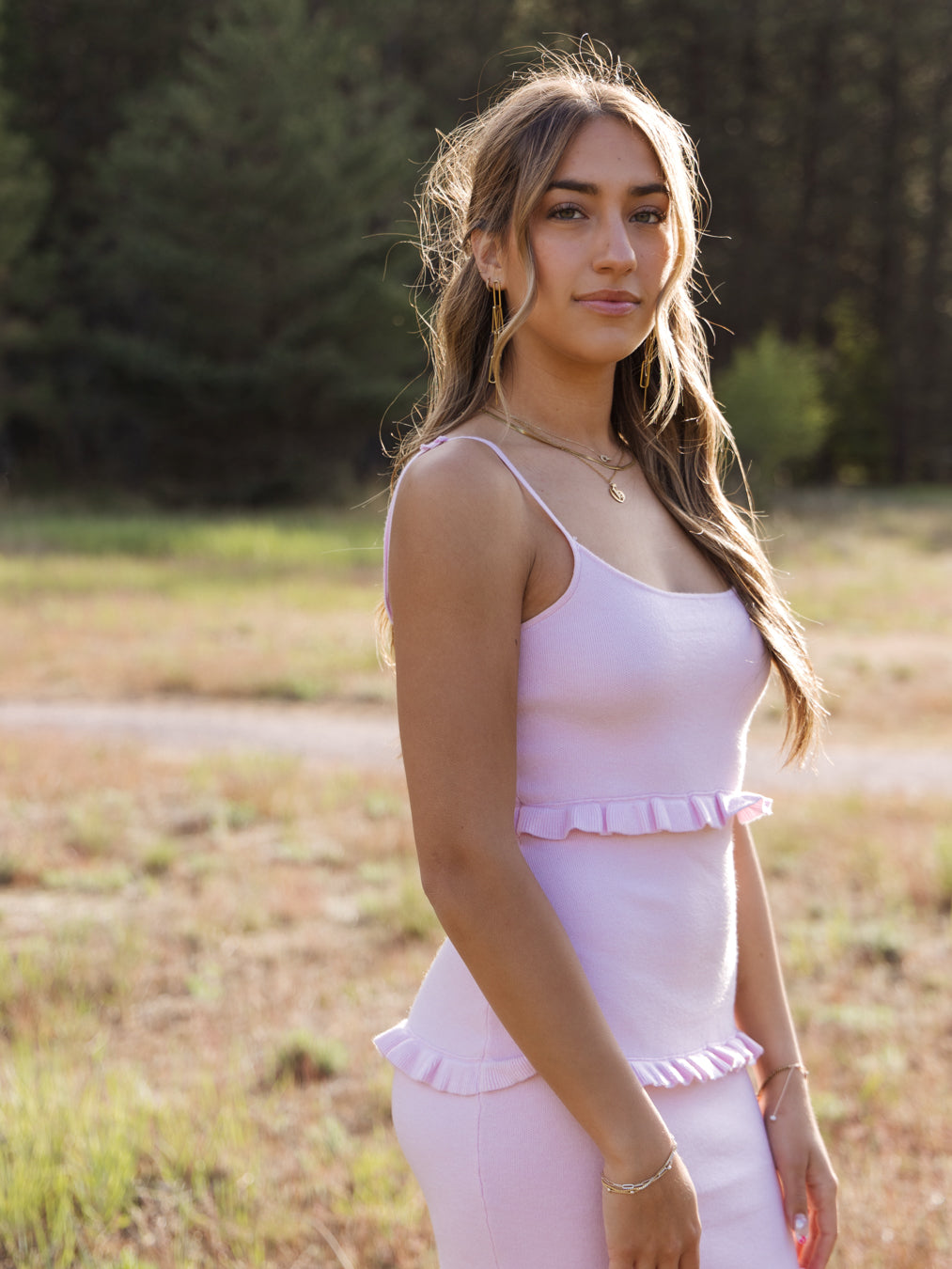 Lila Knit Tiered Maxi