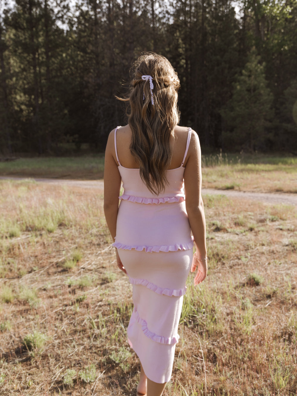 Lila Knit Tiered Maxi