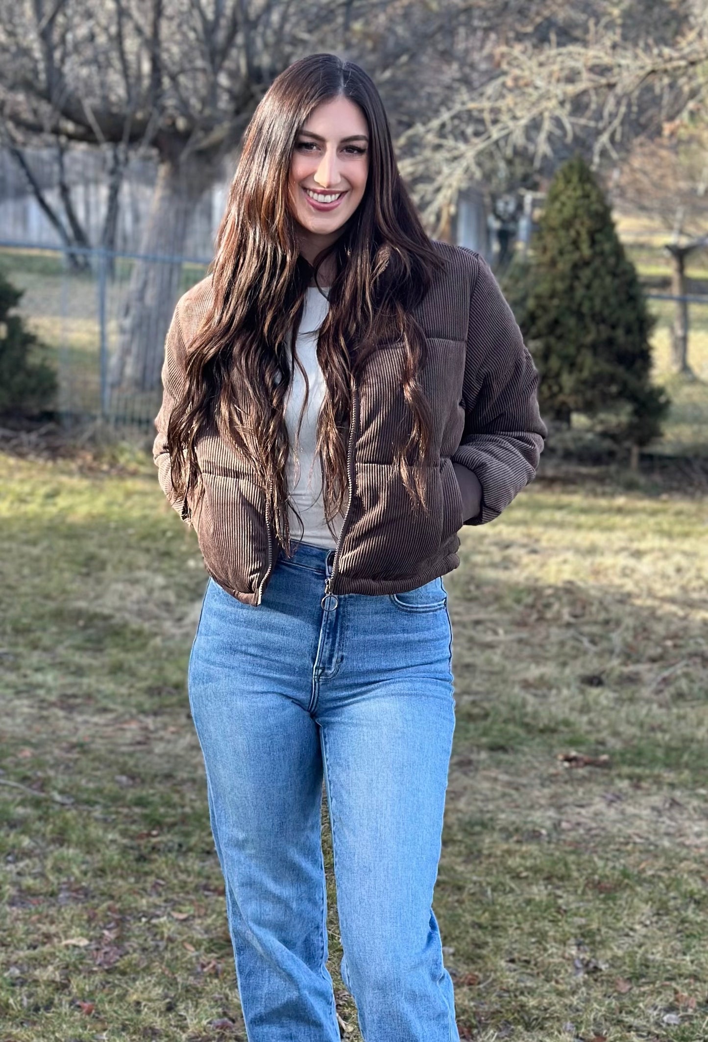 Maddie Corduroy Puffer