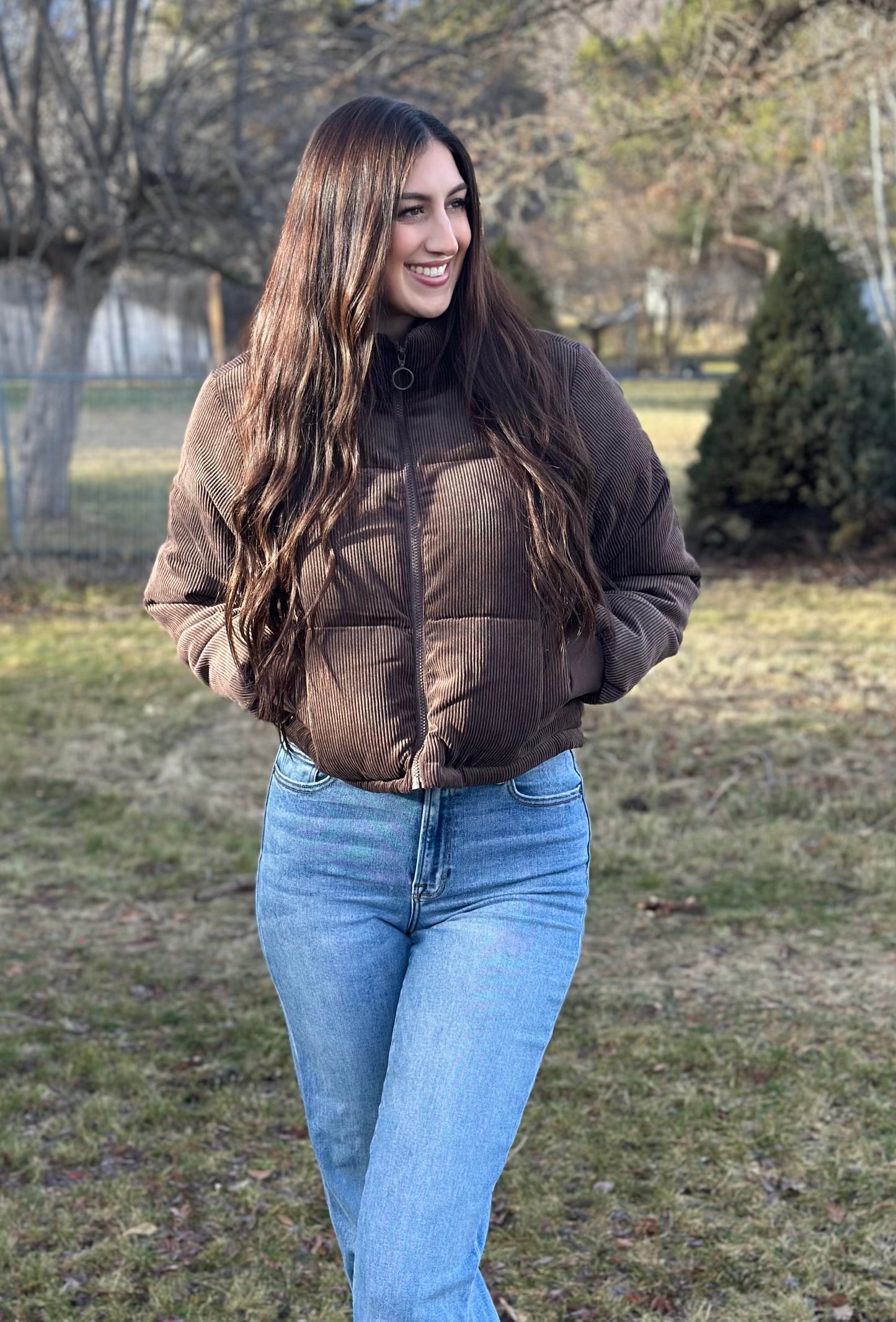 Maddie Corduroy Puffer